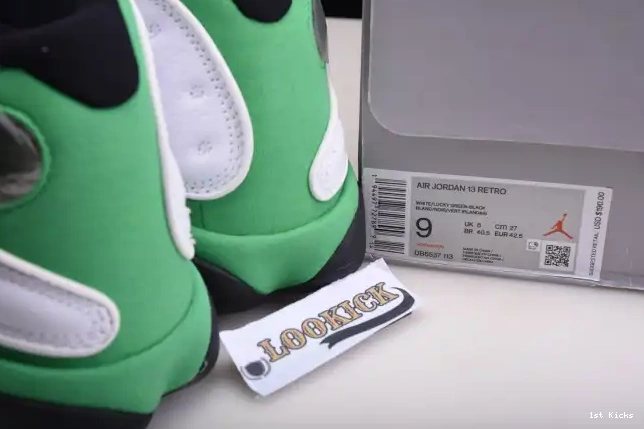 1st Kicks 13 DB6537-113 Green Jordan Lucky Air 0528